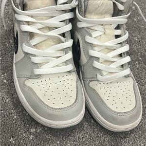 Dior Gray and White Men's Sneakers